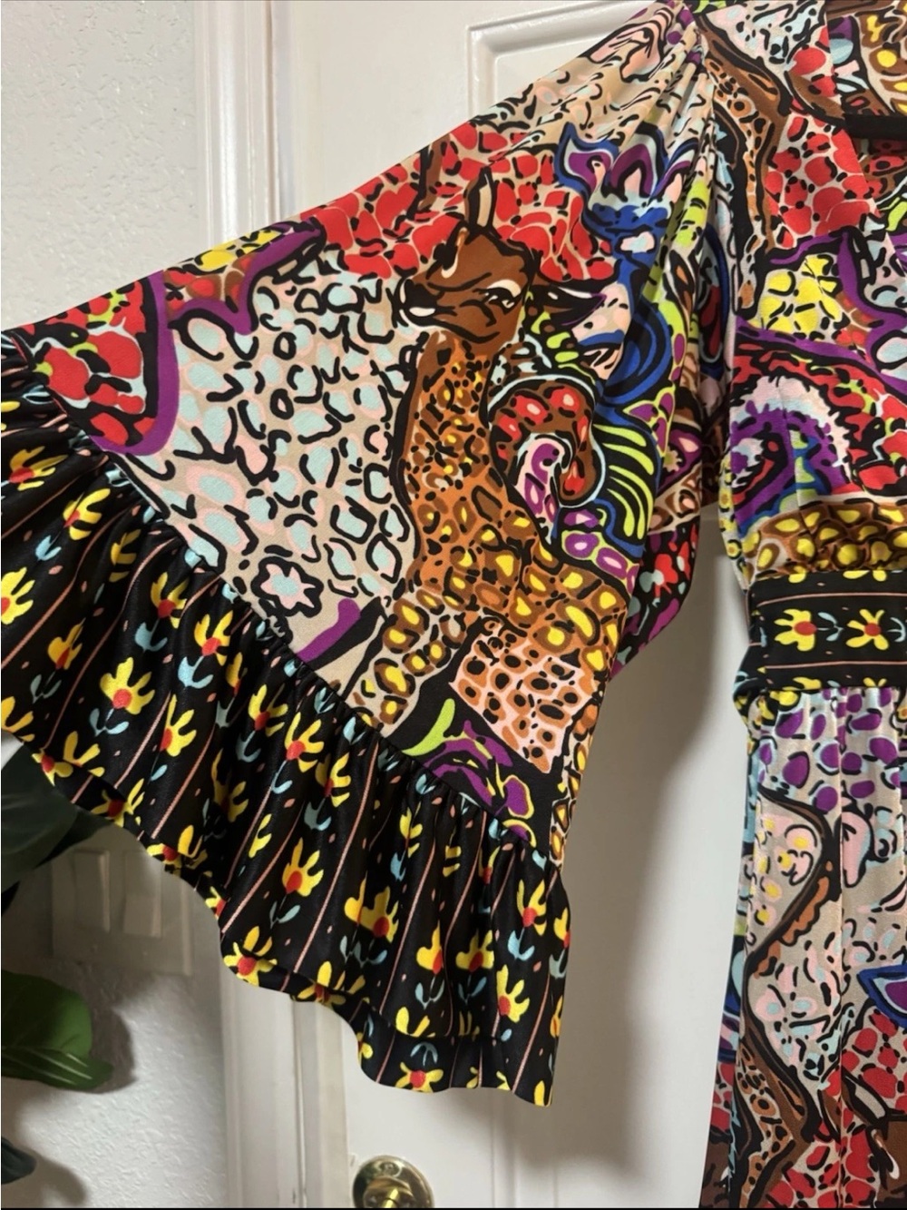 Vintage Betsey Johnson Collection Runway Bambi Dress Y2K Size 10 - Picture 2 of 9